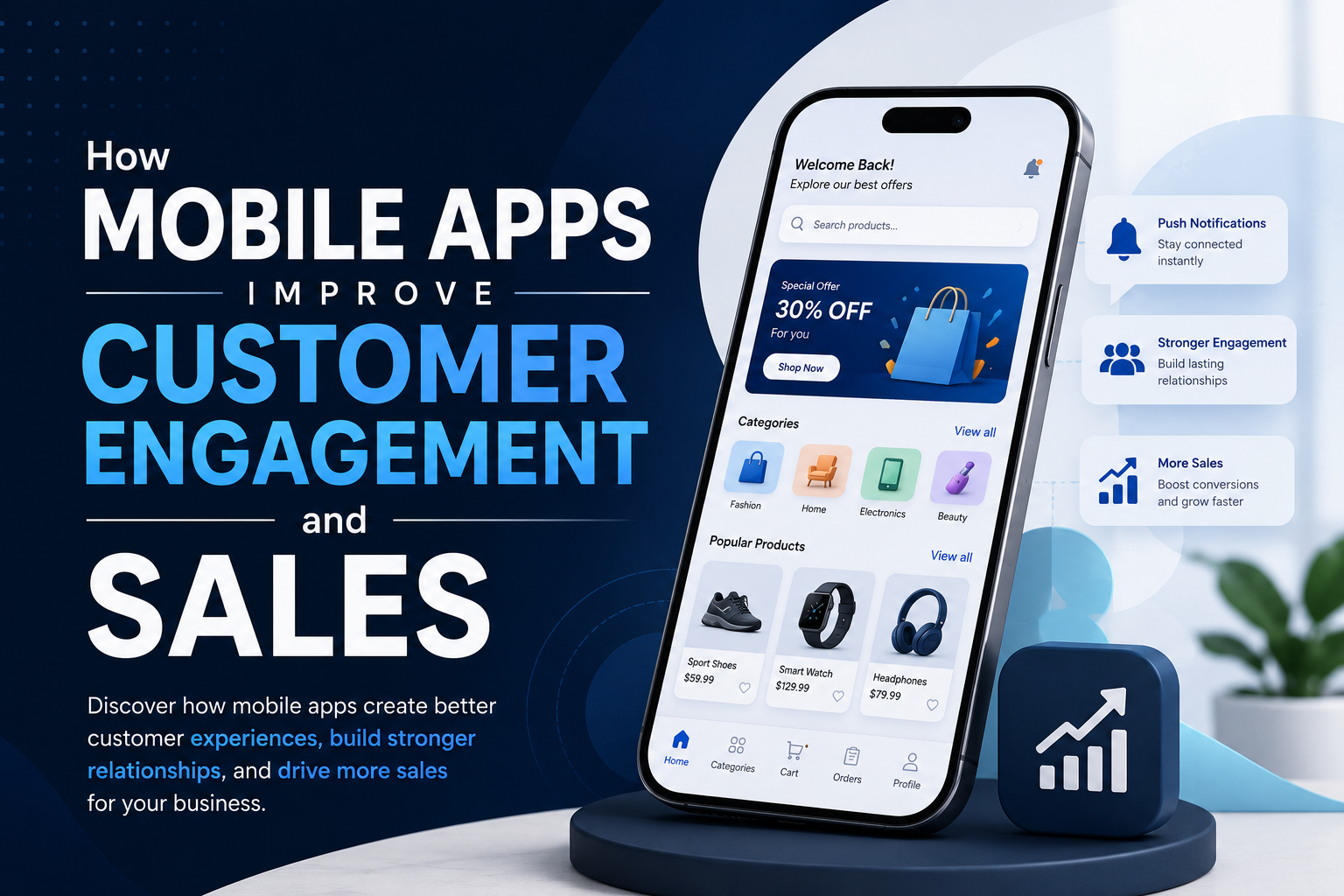 How Mobile Apps Improve Customer Engagement and Sales